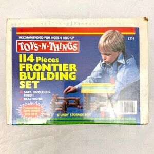 Vintage 1987 114 Piece Frontier Building Set Toys N Things New Sealed